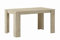 Skraut Home - Mesa de Comedor Fija - 75 x 138 x 80 cm - Capacidad hasta 6 Personas - Materiales Resistentes - Diseño Minimalista - Acabado en Color Roble
