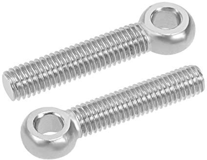 sourcing map 5 Stücke M8 x 40mm 304 Edelstahl Maschinen Schulter Linkes Auge Bolzen Rigg DE de