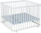 Geuther 2261 Laufgitter Lucilee | Passung: 90 cm x 97 cm | 3-fach werkzeuglos höhenverstellbar | gepolsterter Laufstall | in 4 Farbvarianten und 7 Designs erhältlich | Farbe: Weiß | Muster: Lama