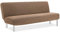 PETCUTE Sofabezug, dehnbar, schmutzabweisend, Schonbezug für Sofa, ohne Arm, Hellbraun