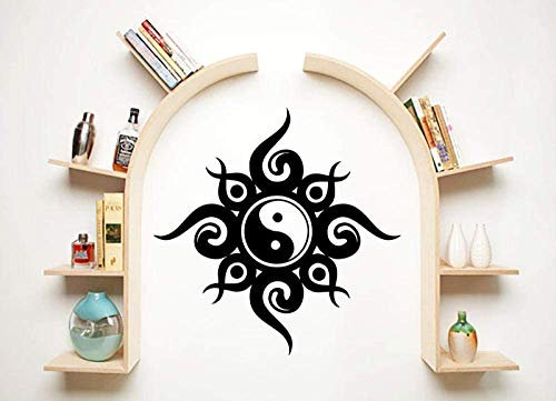 Wall Stickers Simple Designed About Chinese Ying Yang Religious Series Decorative Art Wall Decal Home Rooms Special Decor 42 * 42Cm