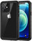 Lanhiem für iPhone 12 Hülle, Handyhülle iPhone 12 Case IP68 Wasserdicht 360 Grad Schutzhülle, Stoßfest Staubdicht Schneefest Outdoor Panzerhülle mit Eingebautem Displayschutz, Schwarz+Transparent