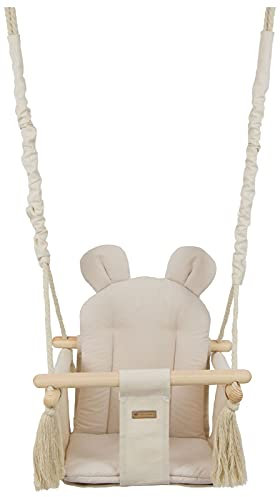 Baby/Toddler Swing, Indoor, Outdoor, Soft seat, Swing Chair (Colour: Cream, Cream)