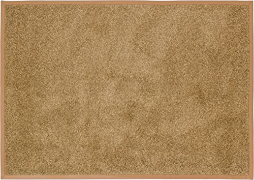 Lifetex.eu Shaggy Langflorteppich Uni ca. 165 x 235 cm Beige maschinell hergestellt Polyester Modern hochwertiger Teppich