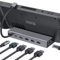 Docking Station für Steam Deck, 6-in-1 Steam Deck Dock, Steam Deck Zubehör mit HDMI 2.0 4K@60Hz, Gigabit Ethernet, 100W PD Schnellladung, 3 USB 3.0, USB C Dock Kompatibel mit Valve Steam Deck