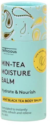 Delhicious Min-Tea Body Balm for Dry Itchy Skin, 70g