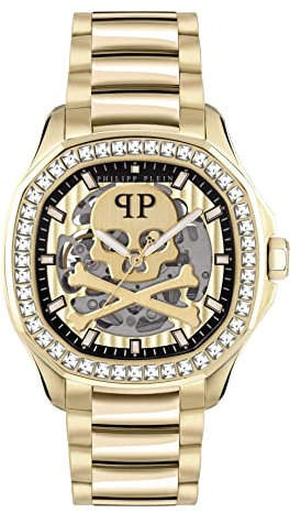 Philipp Plein Herren Uhr Automatik 42 MM PWRAA0723 Edelstahl