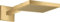 hansgrohe Axor Starck ShowerCollection 24 x 24 1jet Kopfbrause mit Brausearm, Farbe: Brushed Gold Optic