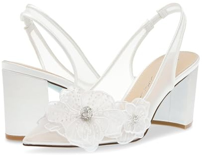 Betsey Johnson Women's Petra Pump, Ivory, 8
