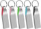 USB Stick 8 GB Pack of 5 Metal Memory Stick USB 2.0 with Key Ring Multi-Coloured