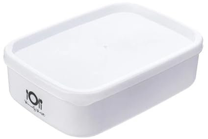 CHUDANN Fiambrera de plástico portátil, recipiente for alimentos frescos, con tapa, ensaladera hermética Bento, for microondas y nevera (Color : 900ML)
