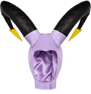 Ubaywey Anime Hazbin Cosplay Headgear Hat Red White Hat Costume Hats Wide Hat Halloween Dress Up Halloween Carnival Costume Accessories