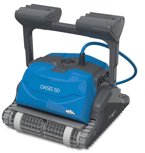 Dolphin Oasis 50 CB Robot pulitore Automatico per Piscina interrata Fino a 15m - Arrampicata su Parete - Efficienza energetica