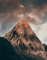 1000 Teile Puzzle für Erwachsene und Kinder ab 12 Jahren-Berg, Sonnenuntergang, Piemont 70x50cm
