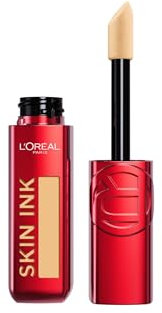 L'Oreal Paris Infaillible Skin Ink, Foundcealer, Deckend wie eine Foundation, Leicht wie ein Concealer, bis zu 48H semi-permanentes Make Up, Wasserfest, Schweißfest, Kein Abfärben, Medium Warm 260