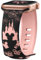 AiiBowy Correa Compatibles con Apple Watch 46mm(Series 10) 45mm 44mm 42mm 49mm, Pulsera Silicona Deportiva para Apple Watch Ultra 2/Ultra/SE 2/SE/Series 10/9/8/7/6/5/4/3/2/1 Negro Rosa