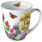 Ambiente Porzellan Tasse ca. 400ml Becher Bone China Mug Für Tee Oder Kaffee Frühjahr Sommer Spring feeling