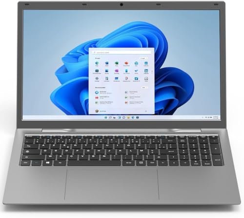 difinity 17,3 Zoll HD++ lautloses Notebook - Celeron N4120 4 Kerne, 2.70 GHz, 16GB DDR4, 512 GB SSD, USB 3.0, Bluetooth, UHD Graphics 600, HDMI, Windows 11, MS Office - 7637