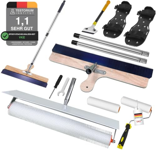 VKE Bodenbeschichtung Entlüftungswalze Set, Extra Spritzschutz