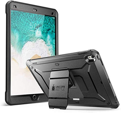 SUPCASE iPad Pro 12,9 2017 Hülle Unicorn Beetle PRO Schutzhülle Bumper Case Robust Cover, Schwarz