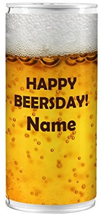 Lustapotheke® Dosenbier zum Geburtstag - Happy Beersday - mit Namen des Geburtstagskindes eine super Geschenk-Idee für alle Bierliebhaber