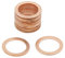 sourcing map 18mm Dia Interne rondelle cuivre étanchéité joint 20pcs