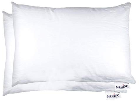 Merino BETTEN Premium Kopfkissen 60x70 2er Set – Weiches Kissen 60x70 für erholsamen Schlaf – Bequemes Pillow als Bett & Couch-Kissen verwendbar – Kissenhülle ohne Reißverschluss