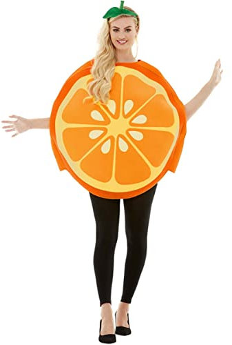 Funidelia | Orangen Kostüm für Herren und Damen Größe Einheitsgröße Obst, Essen - Farben: Orange, Zubehör für Kostüm - Lustige Kostüme für deine Partys
