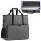 CURMIO Desktop Computer Tower and Monitor Carrying Case,Travel Tote Bag for PC Chassis, Monitor, Keyboard, Cable and Mouse, Earphone, Bag Only, Grey