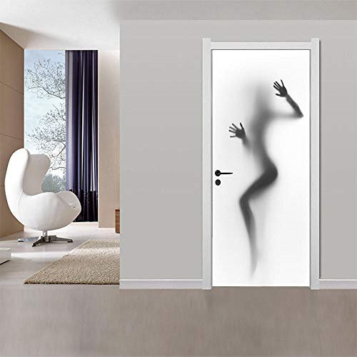 TIWZHHQ Türtapete selbstklebend 3D 77x200cm Frau Türaufkleber TürPoster - Fototapete Türfolie abnehmbares Vinyl für Wohnzimmer Schlafzimmer kinderzimmer Bad wc und Küche
