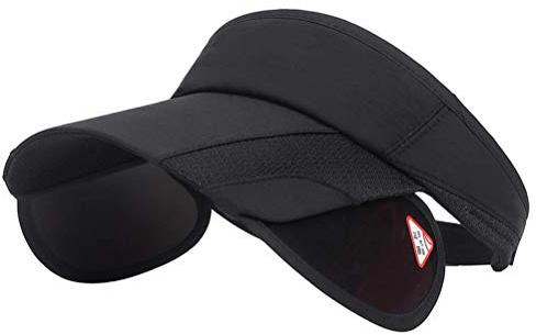 YOISMO Sun Visor Hats Adjustable Sun Visor Caps for Women and Men,Retractable Brim UV Protection Beach/Tennis Sport Hat