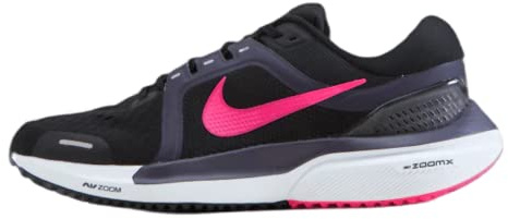 Nike WMNS AIR Zoom Vomero 16, Running Shoe, Black/Hyper Pink-cave Purple-lt Smoke Grey-White-Lilac,