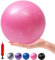 MOMPLUS Kleiner Pilates-Ball, 15,2 cm, Gymnastikball für Yoga, Klassenzimmer, Kernball, Barre-Ball für Training, Physiotherapie, Balance, Stretching mit Pumpe, Rosa, 15,2 cm
