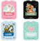 Stellasticker - Porta Pranzo Personalizzabile con tema a scelta. Ideale a scuola, in gita e in vacanza. Lavabile in lavastoviglie. Dimensioni: 18x15x5. Colore: Blu petrolio