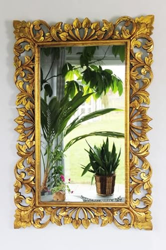 Naturesco Barockspiegel Wandspiegel Gold antik 120cm x 60cm, 120cm x 80cm, 150cm x 80cm LengthRange 120cm x 80cm