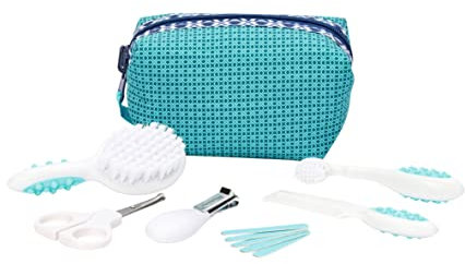 BEBE CONFORT Bebeconfort Kit de Toilette Bébé Hygiène et Bien-être Nouveau-né avec Brosse, Peigne et Kit Manucure pour Nouveau-né 0 Mois +