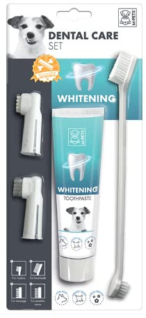 M-PETS 10122699 DOGS WHICH DENTIAL PASTE + BRUSH SET