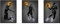 OTURRI Asketball Leinwand Wand Bilder Neon Street Gemälde Ziegel Schablone Poster Kunstdrucke Leuchtreklame Leinwand Gemälde Basketball Bilder Sport Dekor 40x60cmx3 ungerahmt