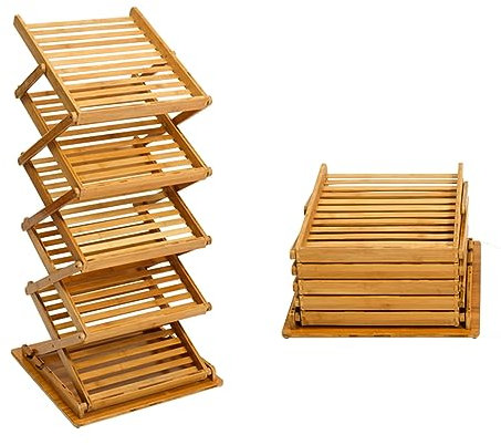 zeitungsständer Klappbarer Zeitschriftenständer Prospektständer, A3 A4 Broschüre Katalog Literatur Bambus Display Halter Boden Stehend, Für Banken Büro Veranstaltungen Ausstellungen ( Size : A3 )