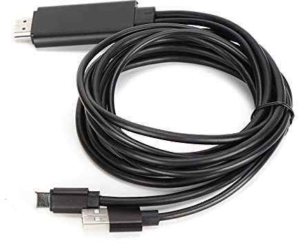 Cavo USB Tipo C da Micro USB a, Cavo da 4K Tipo C a, Cavo dello Schermo di Sincronizzazione da Telefono Cellulare a HDTV, Adattatore Video AV Digitale per Smartphone Al Monitor