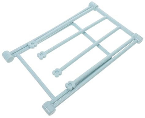 LIFKOME Foldable Vertical Rag Hanger for Kitchen Cloth Storage Space-saving Towel Rack Holder Duster Cloth Rack Design for Bathroom and Home Organization