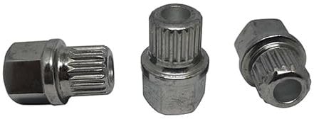 M&S Security Master - Bullone antifurto per ruota di bloccaggio auto, chiave di ricambio per MINI One Cooper Bmw ABC30/13 13 Spline