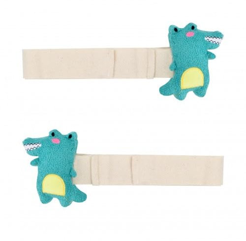 Litinliv Cortinas Infantiles Hebillas 2 Pz, Alzapaños de Cortina, Alzapaños de Cortina de Cocodrilo, Correas para Cortina, Cuerda de Cortina, Alzapaños de Cortina Abrazaderas para Decoración del Hogar