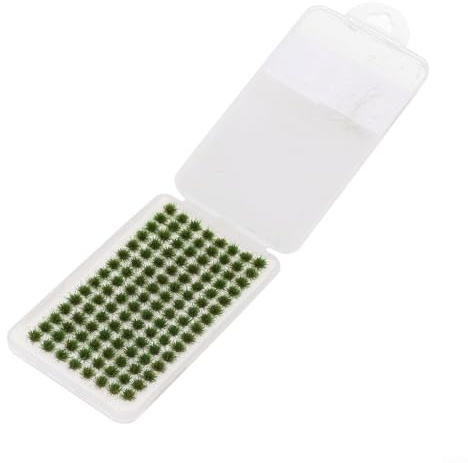 Mini racimo de césped multicolor para agregar profundidad al terreno del ferrocarril modelo (1)