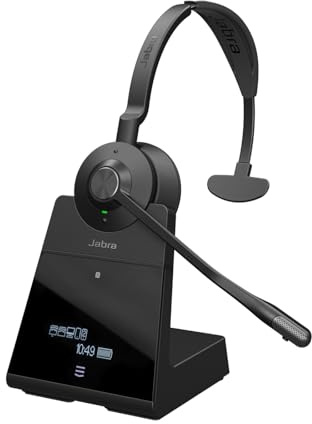 Jabra Engage 75 SE (Second Edition) Wireless Headset, Single-Ear – Telephone Headset with Industry-Leading Wireless Performance, Advanced Noise-Cancelling Microphone, All Day Battery Life - Black