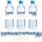 NQEUEPN 50pcs Wedding Water Bottle Labels, Personalized Thank You Bottle Labels Waterproof Wrap Decorative Stickers for Wedding Party Decorations (Style 2)