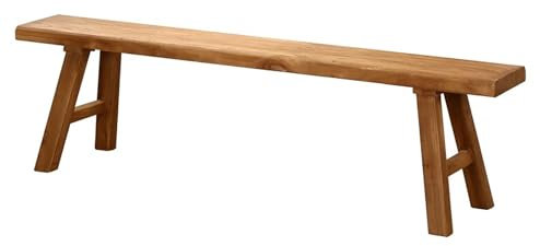 MTSYXYM Sitzbank esszimmer,U-förmige Beine Küchenbank Essbank,mit Massivholzbeinen Küchenbank,gartenbank Holz,Sitzbank 2-Sitzer Essbank Holzbank, für Esszimmer, Flur, Garderobe.(160 * 26 * 45cm)
