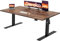 Devoko Höhenverstellbarer Schreibtisch, Elektrischer Schreibtisch Höhenverstellbar Tisch, Steh-Sitz Bürotisch, Computertisch mit Memory-Funktion, Stehpult, Standing Desk, Bürotisch,160 x 70 cm,Braun