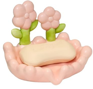 Limtula Savon Vidange en Céramique Forme Fleur Fleur