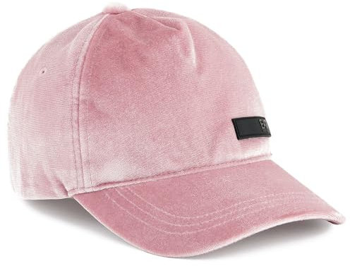 EA7 Emporio Armani Train Athletic Velour Baseball Cap One Size, Rosa, One size